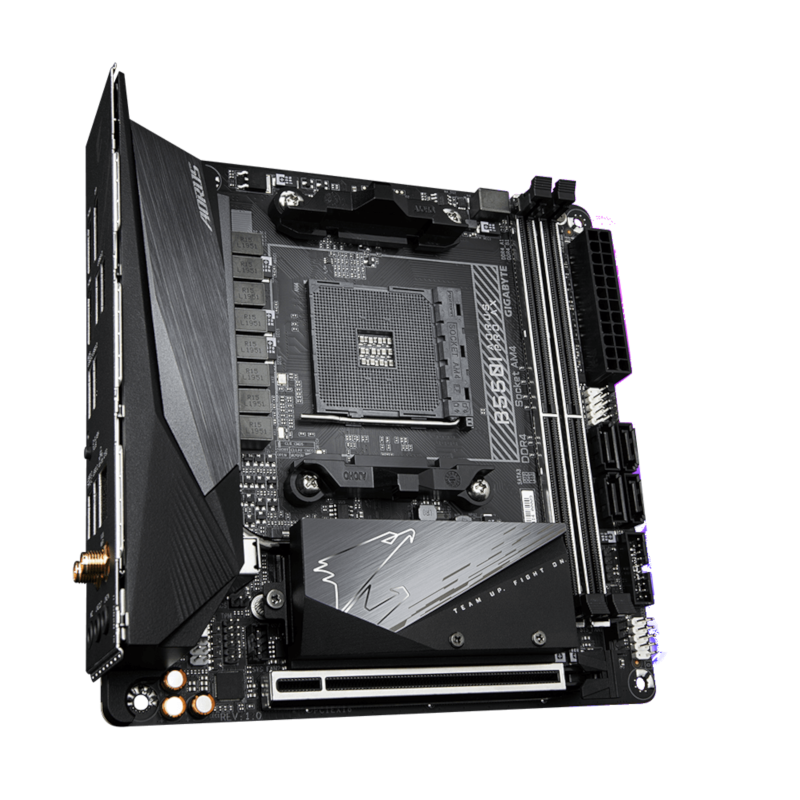 Материнська плата Gigabyte B550I AORUS PRO AX